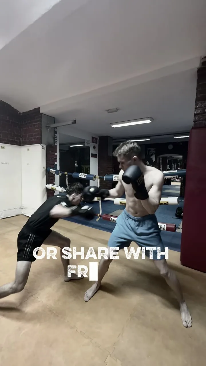 Max training in the boxing trailer